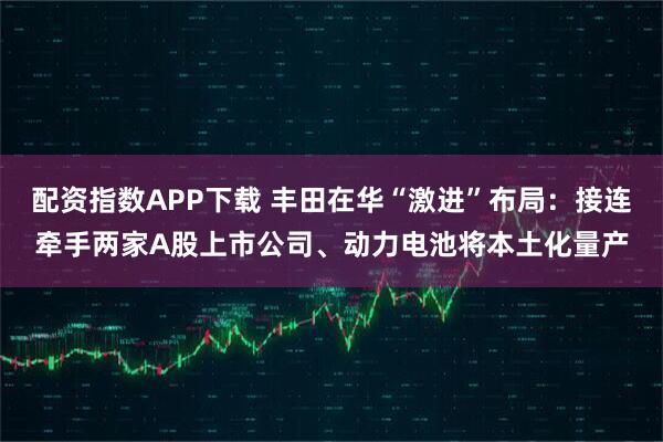 配资指数APP下载 丰田在华“激进”布局：接连牵手两家A股上市公司、动力电池将本土化量产